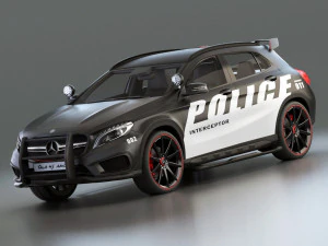 pattuglia di polizia suv Modello 3D