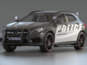 police patrol suv 3D Model