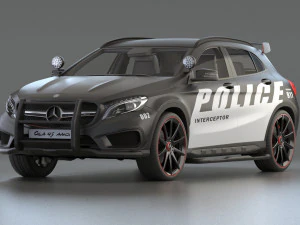 police patrol suv 3D Model