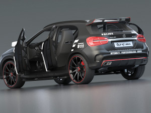 police patrol suv 3D Model