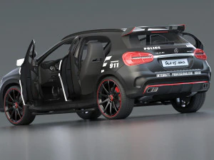 police patrol suv 3D Model