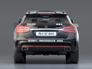 police patrol suv 3D Model