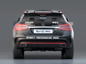 police patrol suv 3D Model
