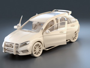 police patrol suv 3D Model