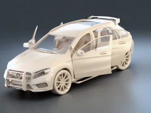 police patrol suv 3D Model