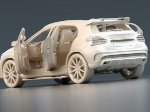 police patrol suv 3D Model