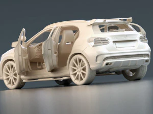 police patrol suv 3D Model