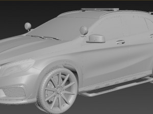 police patrol suv 3D Model