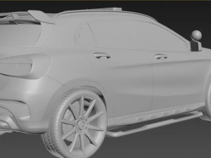 police patrol suv 3D Model