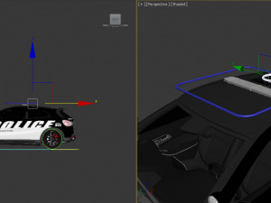 police patrol suv 3D Model