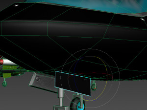 toon aircraft sci fi lowpoly pack Model 3D