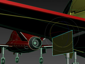 toon aircraft sci fi lowpoly pack Model 3D