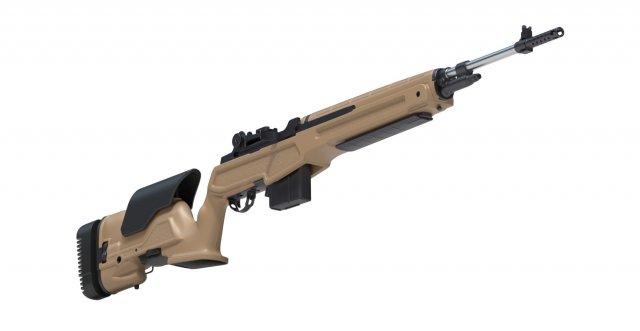 springfield m1a loaded 3Dモデル .c4d .max .obj .3ds .fbx .stl .blend 