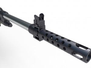 springfield m1a loaded 3Dモデル
