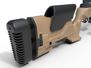 springfield m1a loaded 3Dモデル
