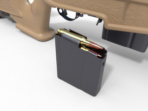 springfield m1a loaded 3Dモデル