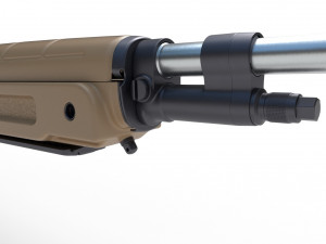 springfield m1a loaded 3Dモデル
