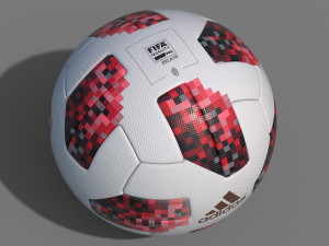 telstar mechta official world cup adidas ball 3D Model