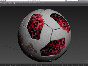 telstar mechta official world cup adidas ball 3D Model