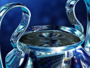 uefa 2018 trophy 3D 模型