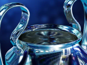 trof&eacute;u uefa 2018 Modelo 3D