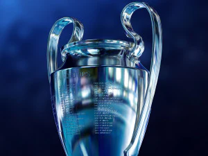 trof&eacute;u uefa 2018 Modelo 3D