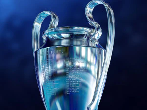trof&eacute;u uefa 2018 Modelo 3D