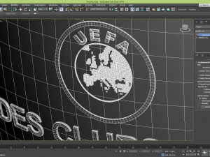 uefa 2018 trophy 3D 模型
