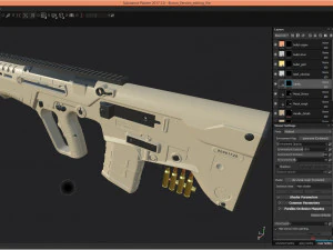 iwi tavor 7 2019 3D Model