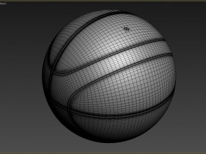 molten official basketball world cup bal 3D 모델