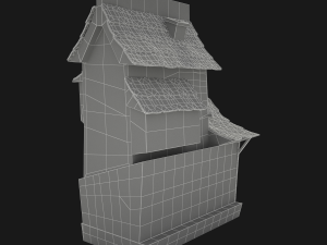 cartoon house 3D 模型