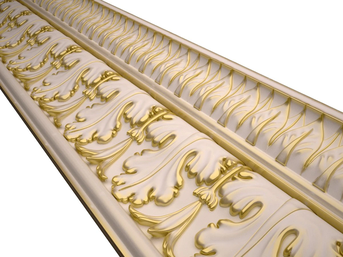 classic molding 3D Model .c4d .max .obj .3ds .fbx .stl .blend 