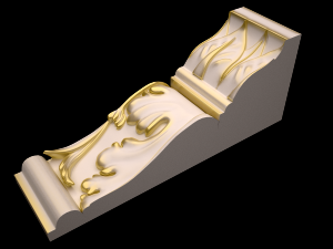 classic molding 3D 모델