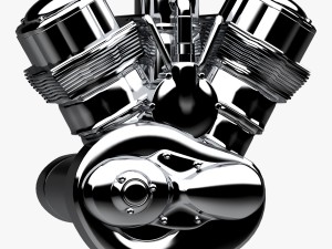 v bike engine 3D Model