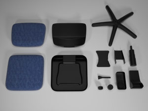 chair office 3D 모델
