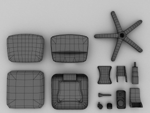 chair office 3D 모델