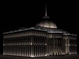 palace of president kazahstan ak orda Modèle 3D