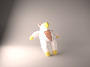 toy sheep 3D मॉडल
