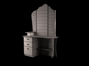 dressing table Modèle 3D
