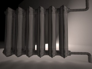 radiator 3D 模型