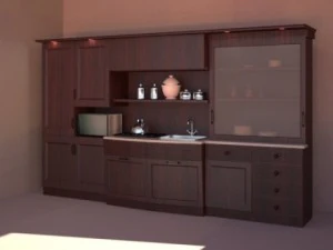 kitchen cupboard 3D Model