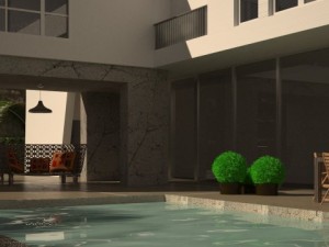 a modern villa 3D Модель