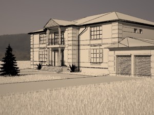 family house 3D Модель
