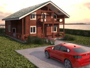 town house 3D Model