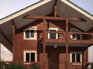 town house 3D Модель