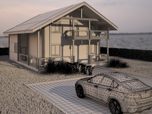 town house 3D Модель