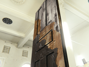 door old door game model door 3D Model