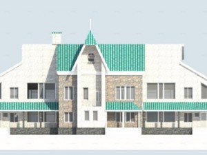 townhouse 3D-Modell