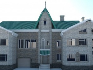 townhouse 3D-Modell