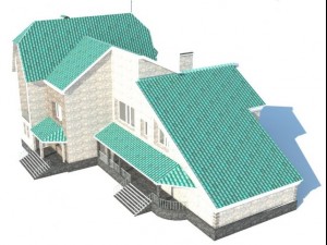 townhouse 3D-Modell
